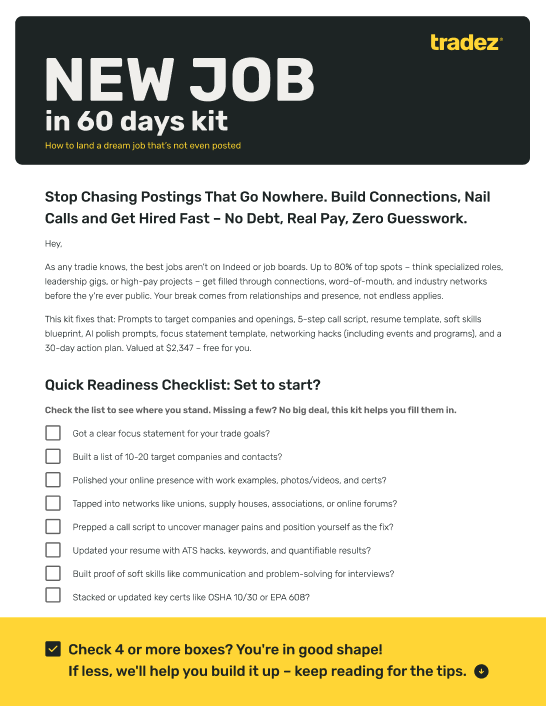 New Job in 60 Days Kit